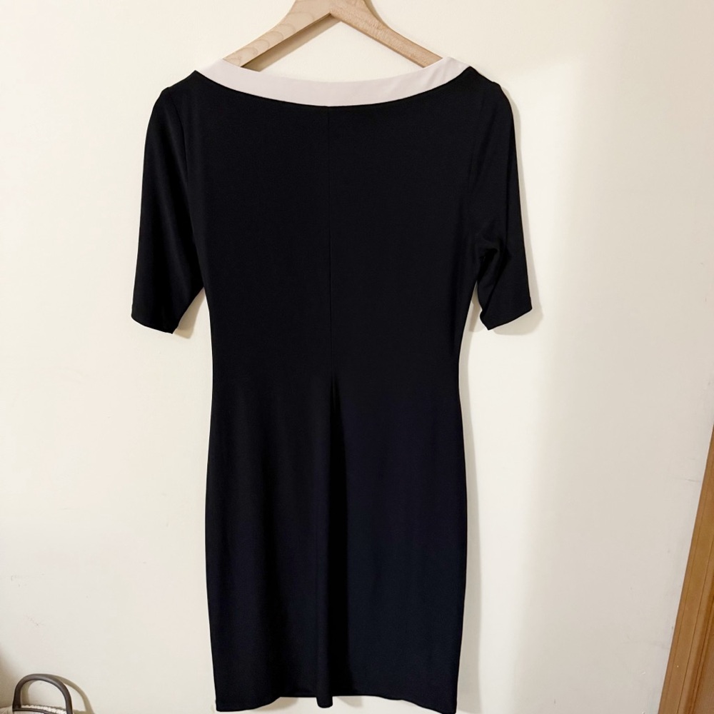 Lauren Ralph Lauren Vintage Womens Black Sheath Dress Size 8 - Picture 2 of 5